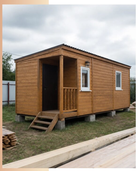 Дачные бытовки под ключ с доставкой и установкой в Перми